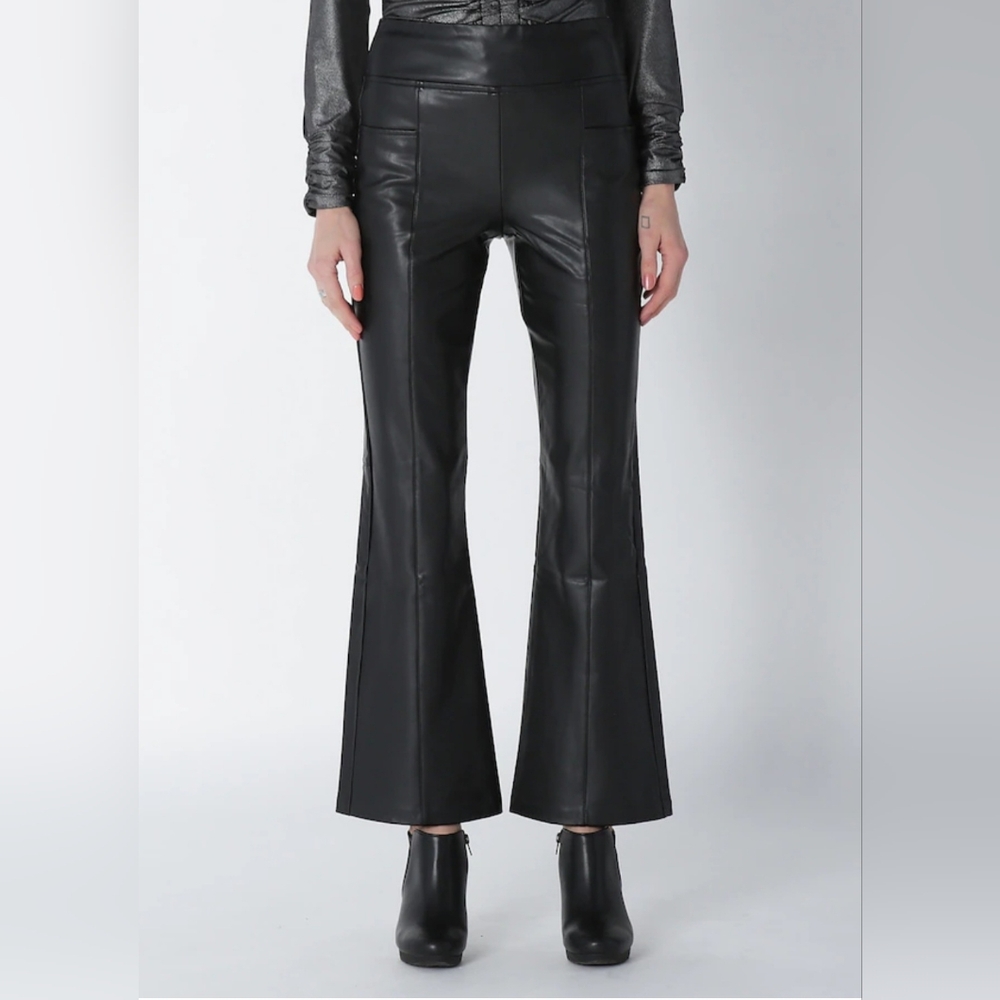 Badgley Mischka 4-way stretch faux leather pants